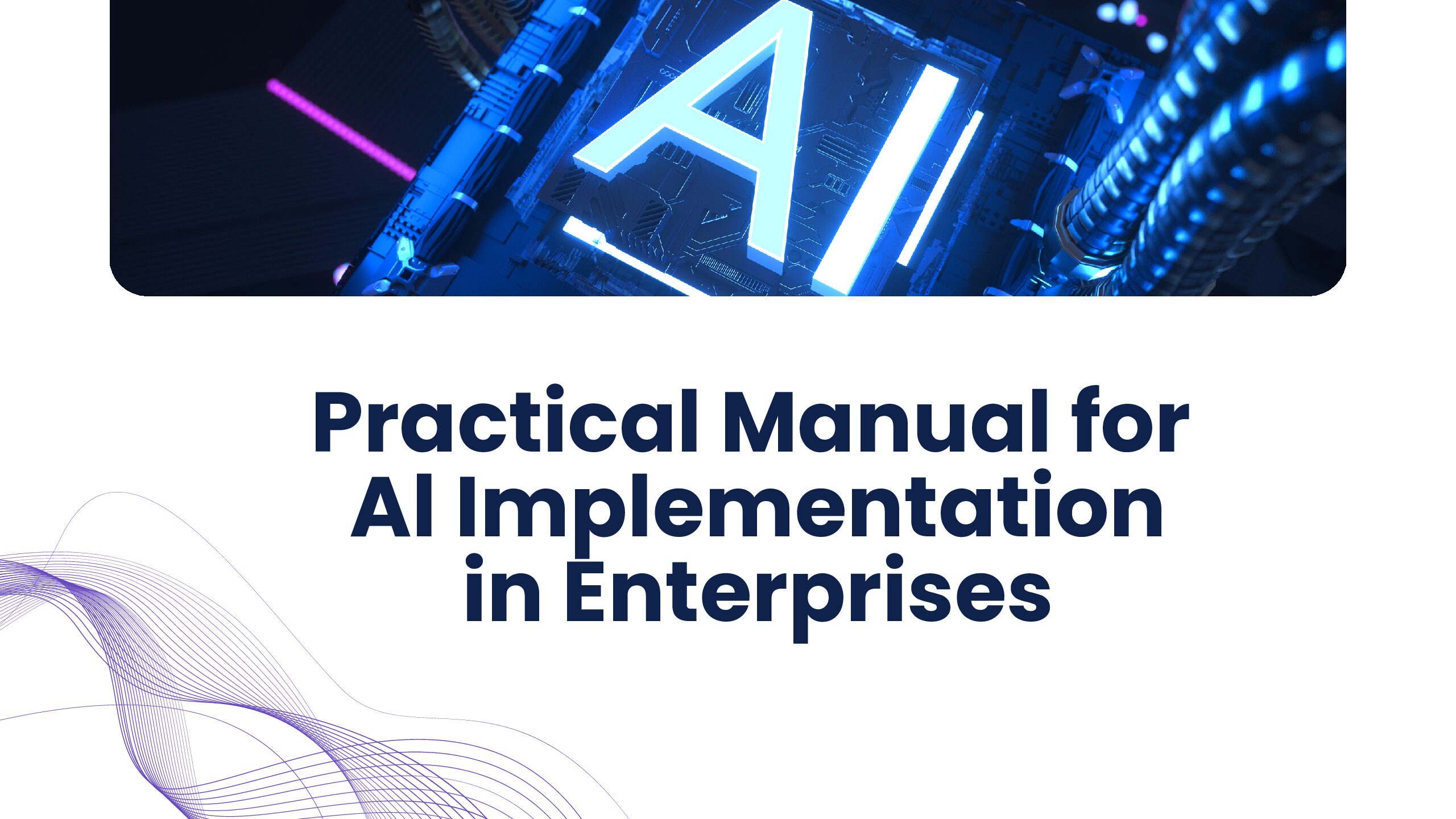 Blue and Purple Modern Artificial Intelligence Technology Presentation