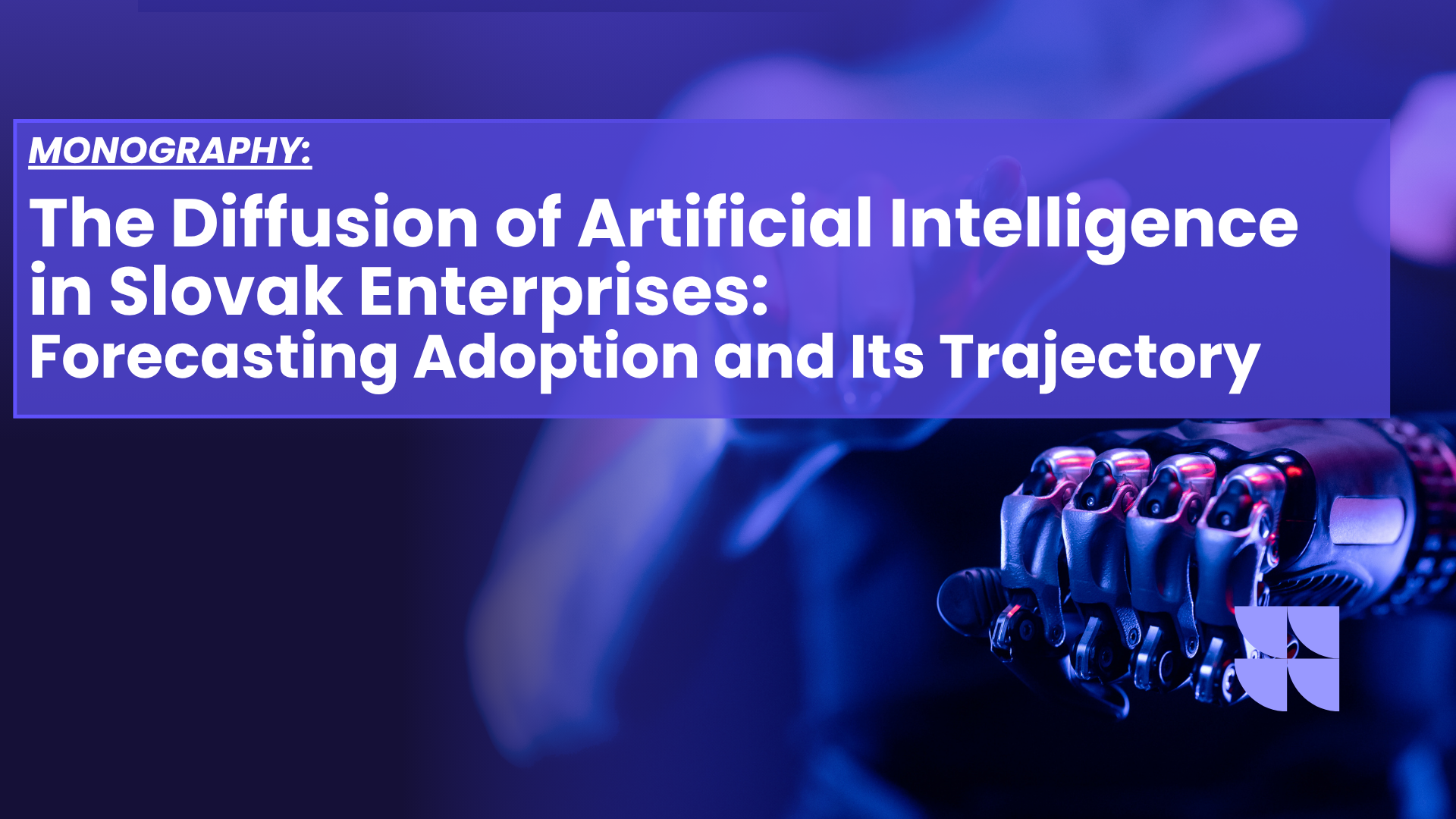 Blue and Purple Modern Artificial Intelligence Technology Presentation